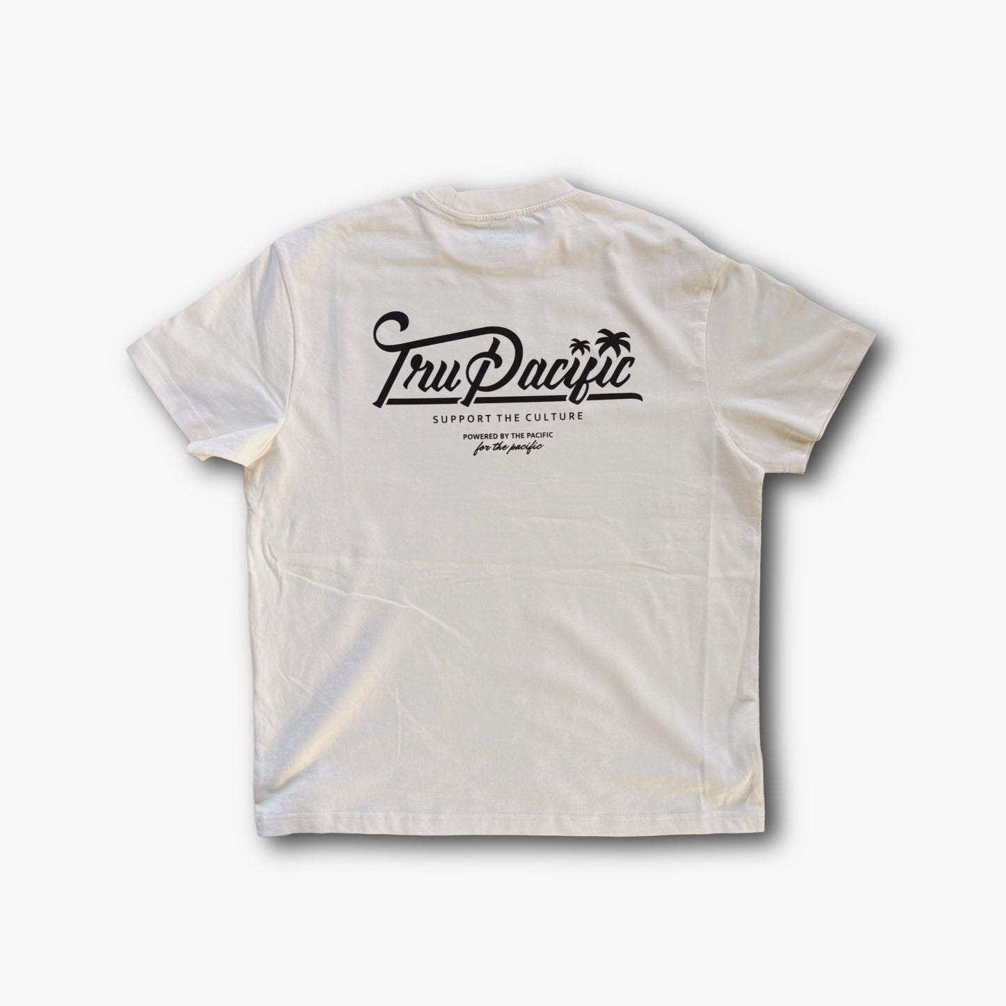 Script Oversized Tee - Ivory