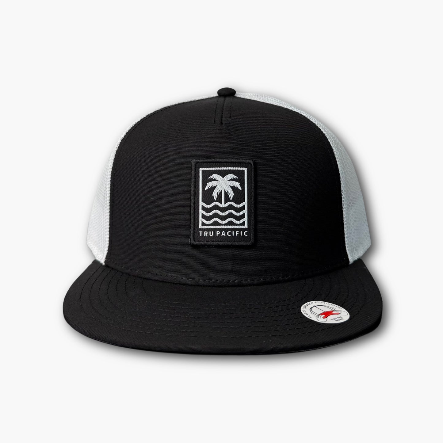 Tru Pacific Icon Pro Style Trucker Hat - Black/White