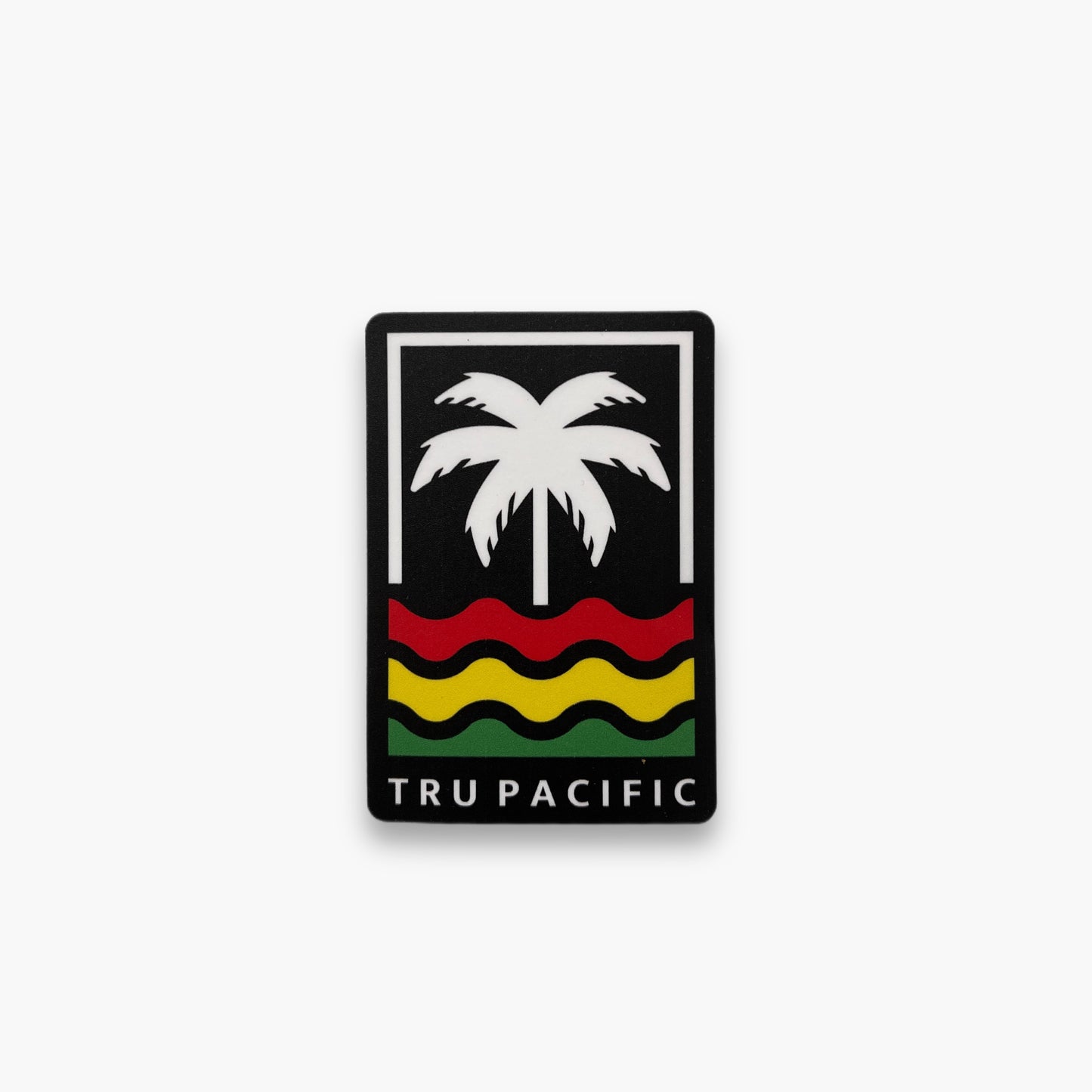 Tru Pacific Icon Sticker - Rasta