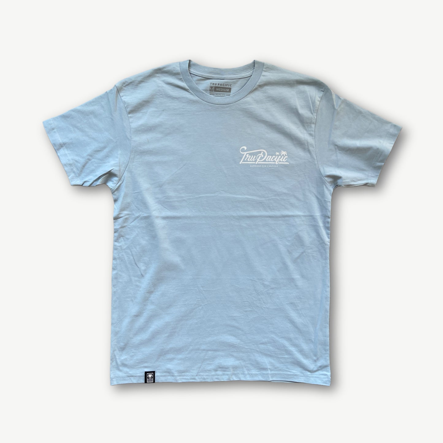 Tru Pacific Script Tee (Blue)