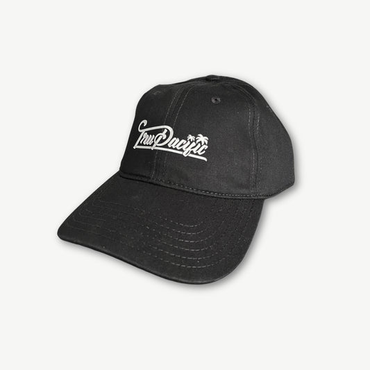 Tru Pacific Script Dad Hat - Black