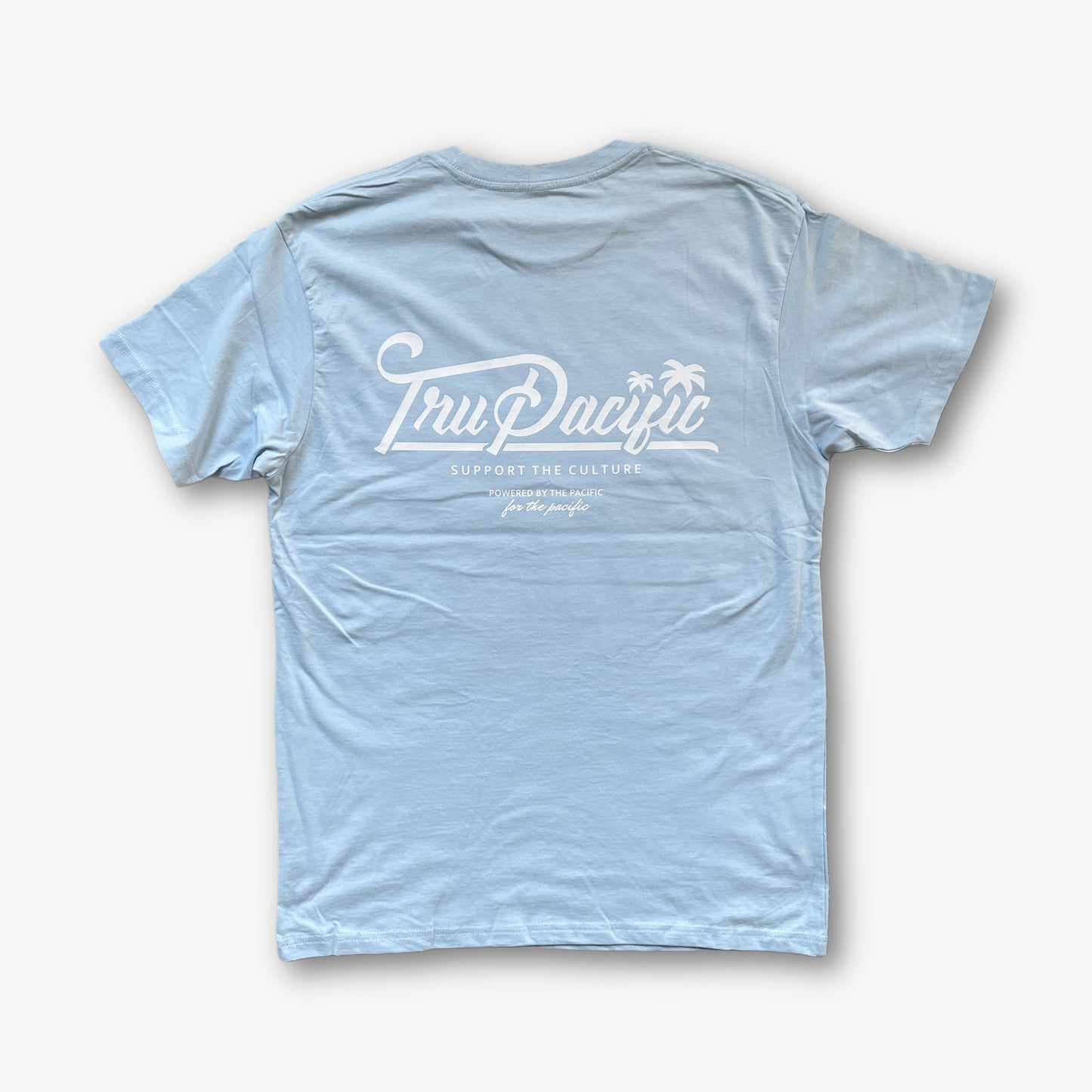 Tru Pacific Script Tee (Blue)