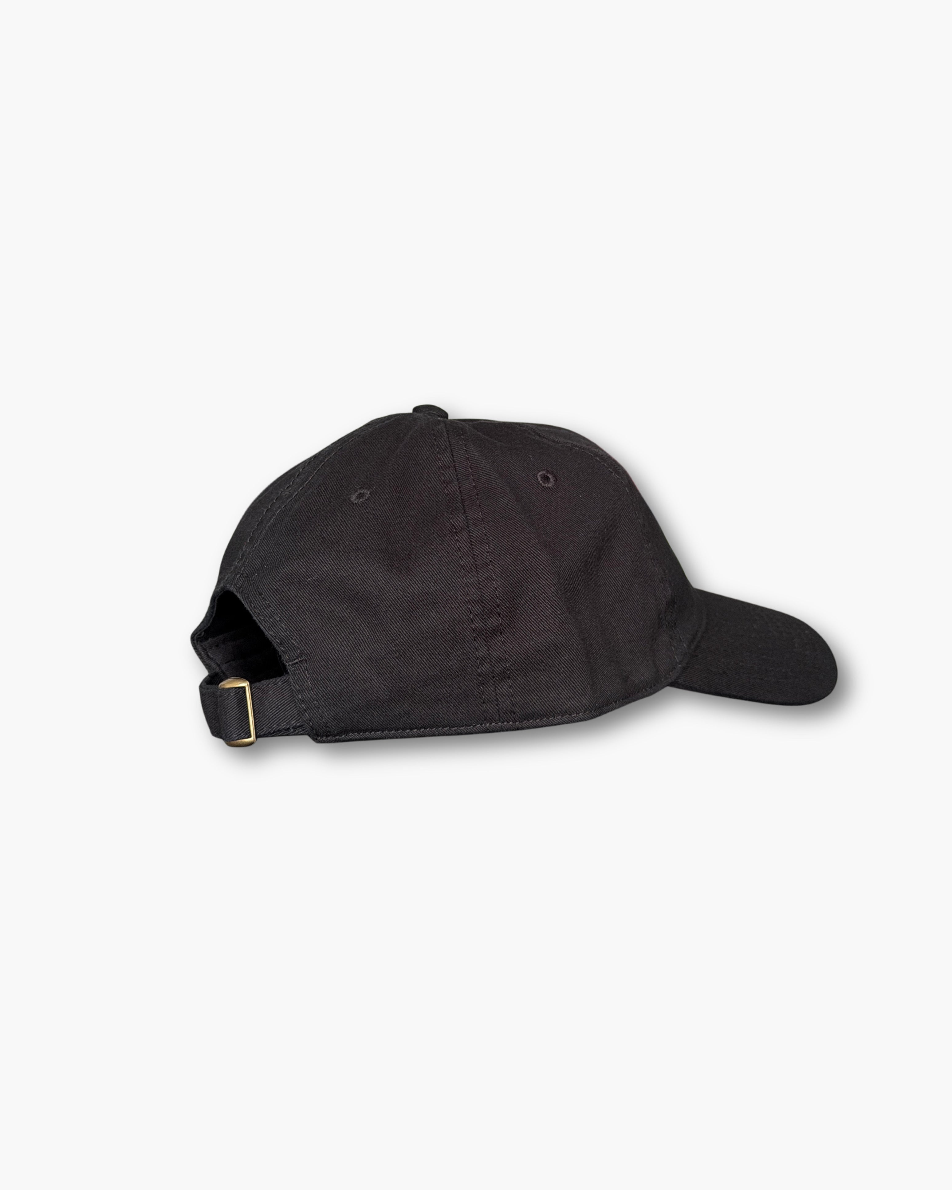 Tru Pacific Script Dad Hat - Black