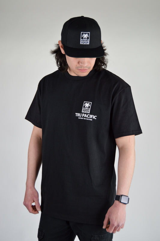 For the Pacific Heavyweight Tee (Black)