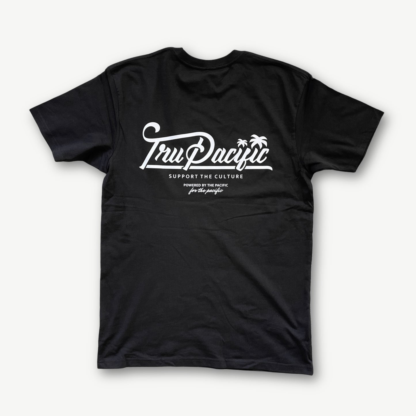 Tru Pacific Script Tee (Black)