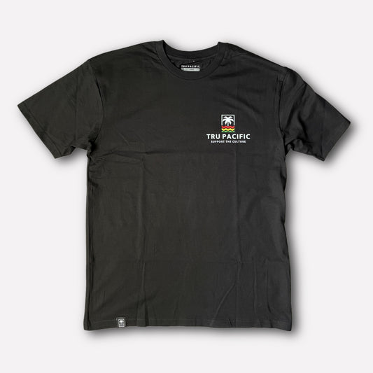 For the Pacific Rasta Tee - Black