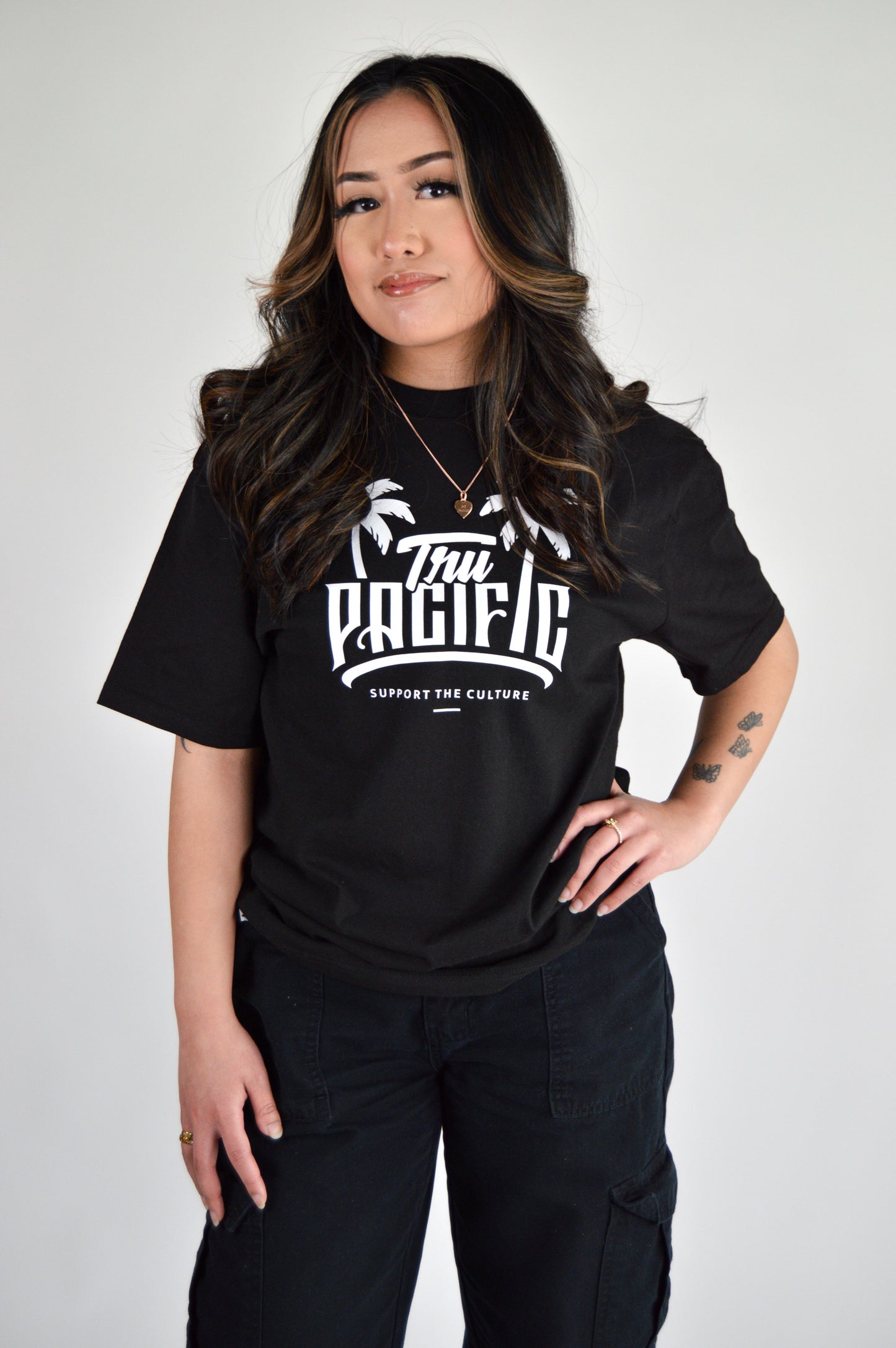 Tru Pacific Heavyweight Tee (Black)