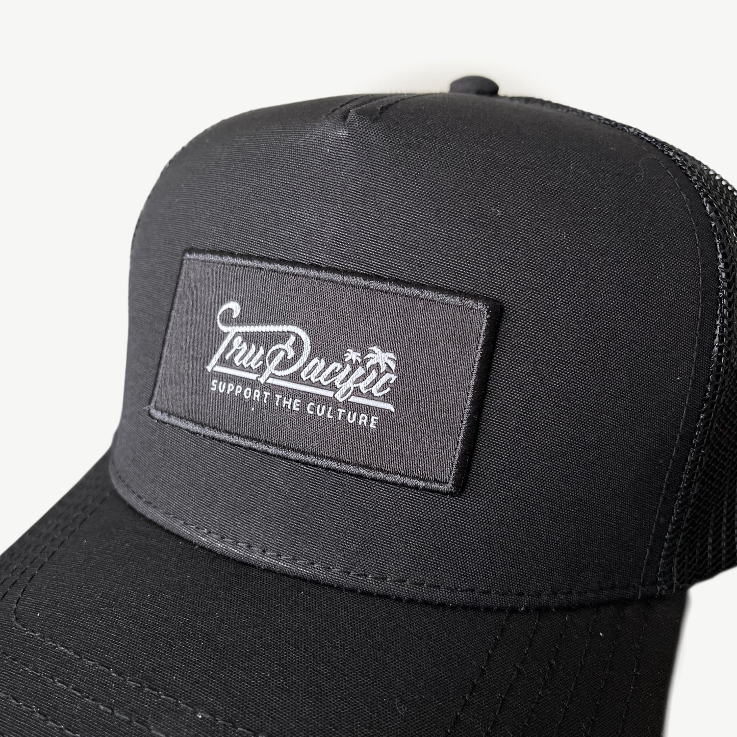 Tru Pacific Script Trucker Hat