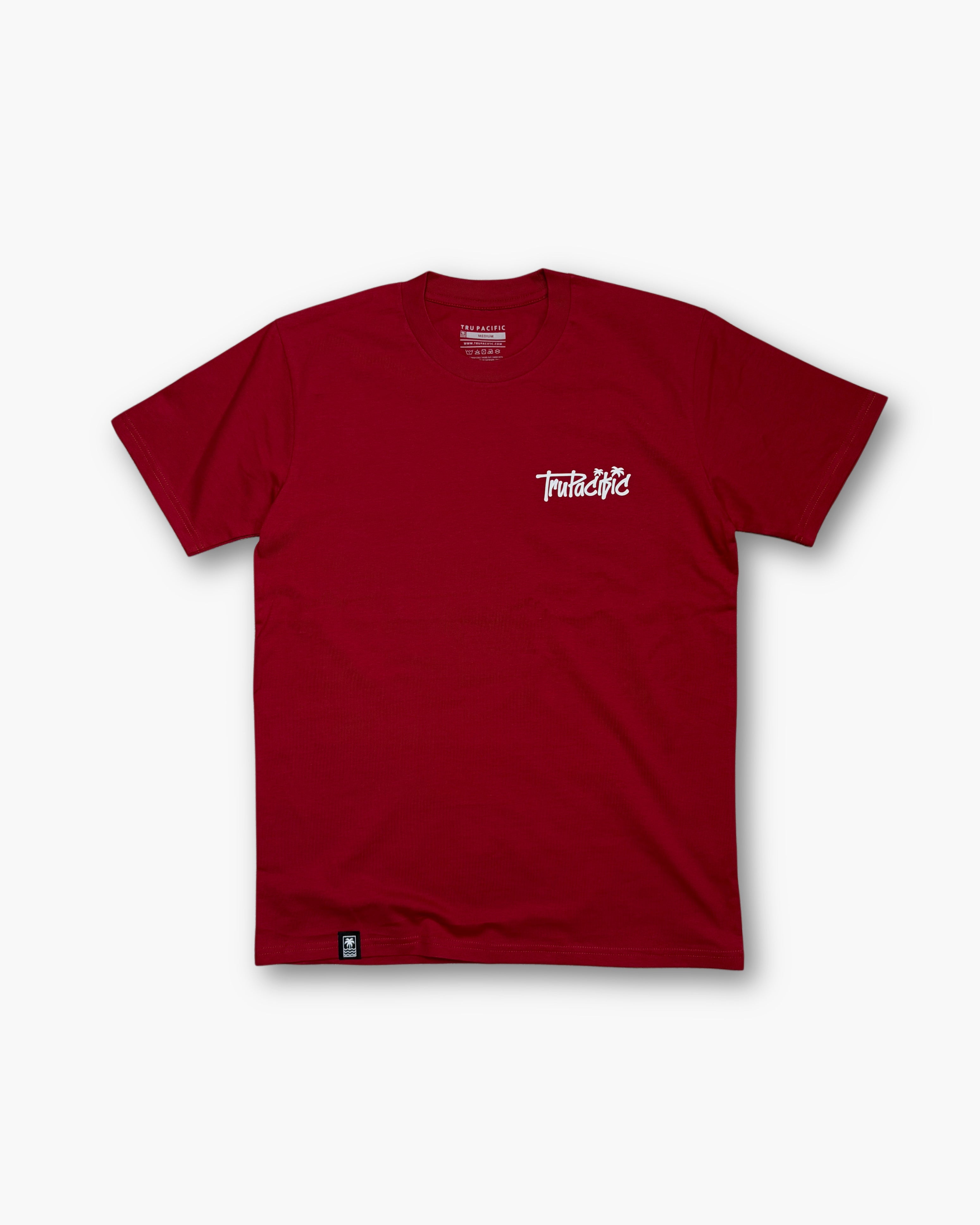 Tru Pacific Signature Tee (Deep Red)