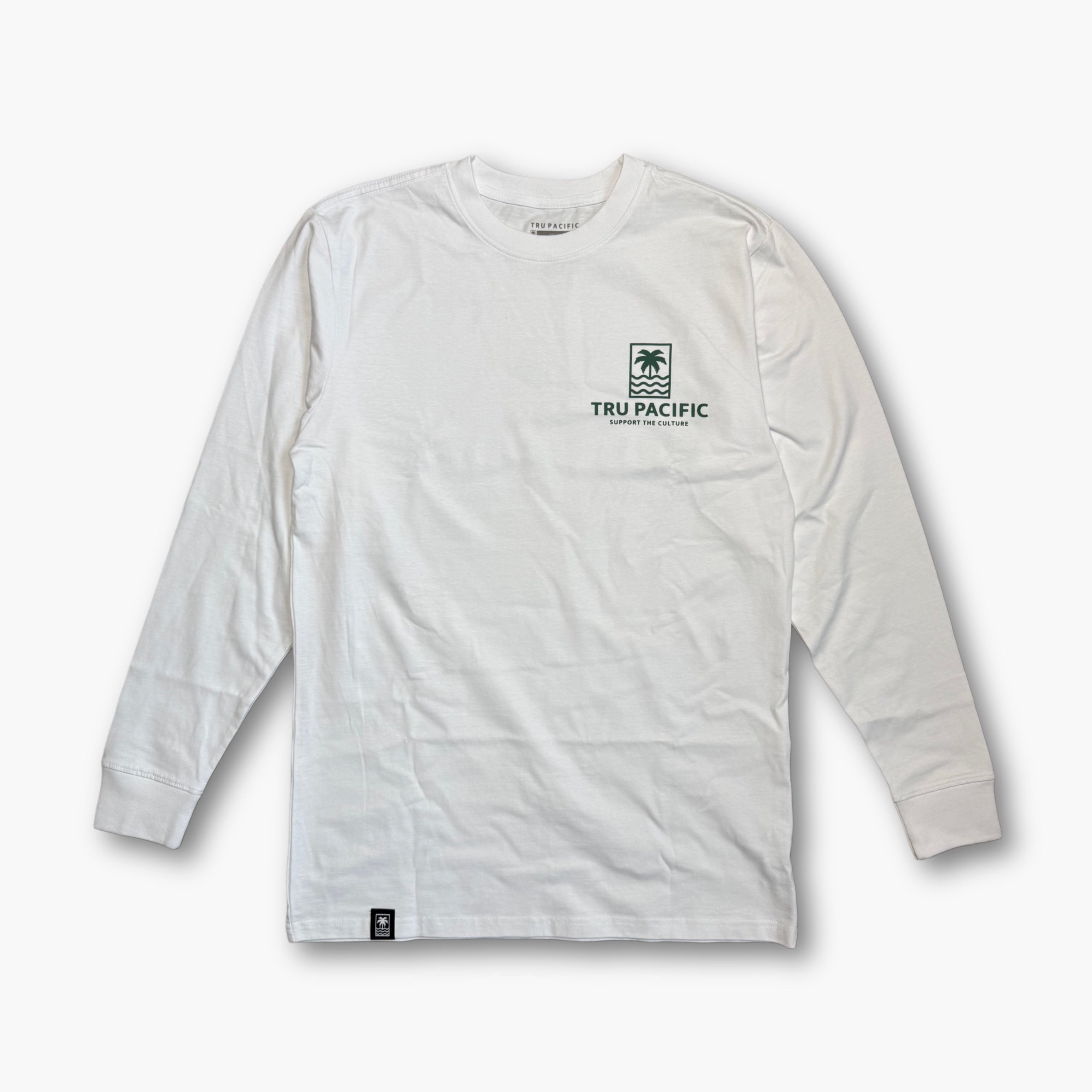 For the Pacific Long Sleeve Tee - White