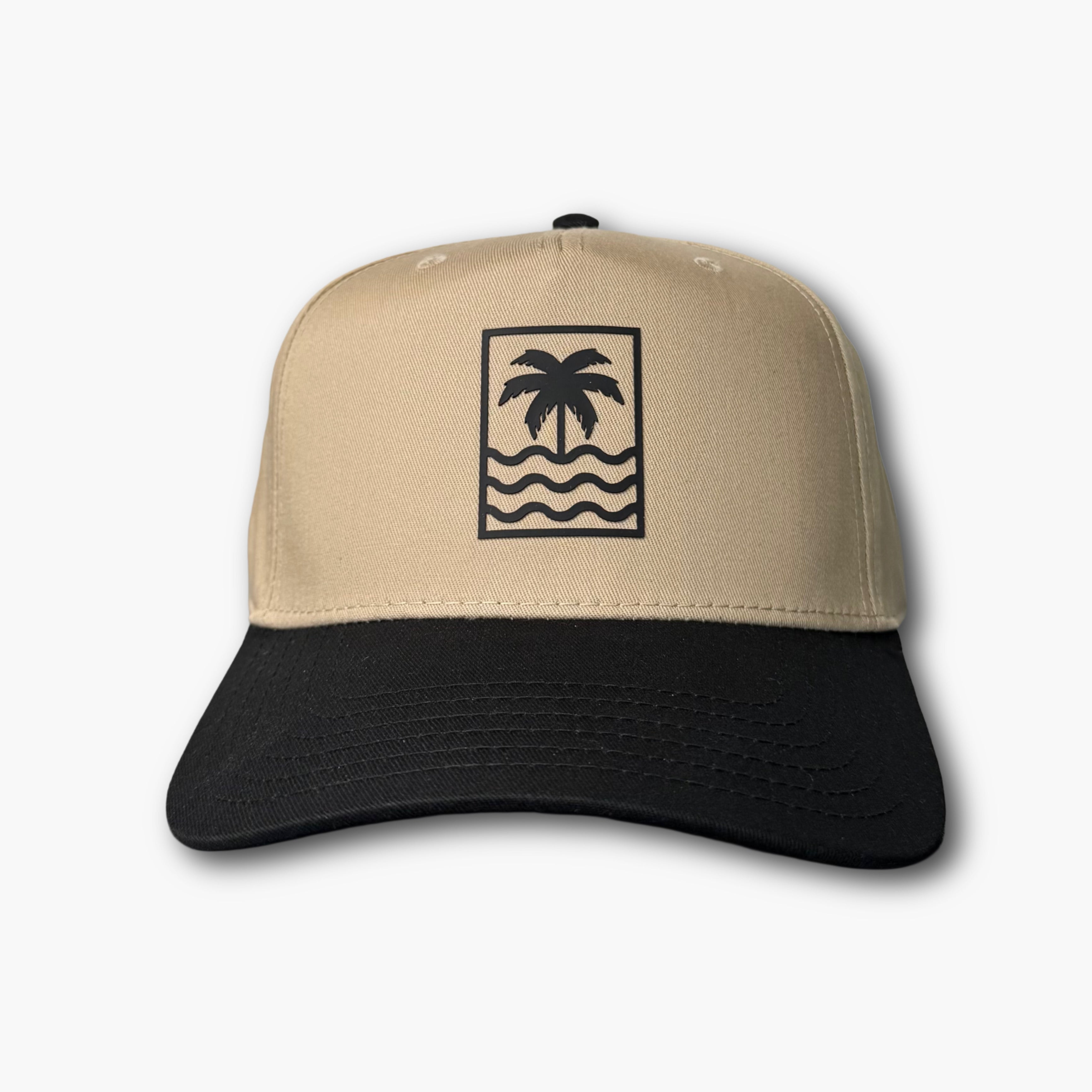 Icon Snapback Hat - Khaki/Black
