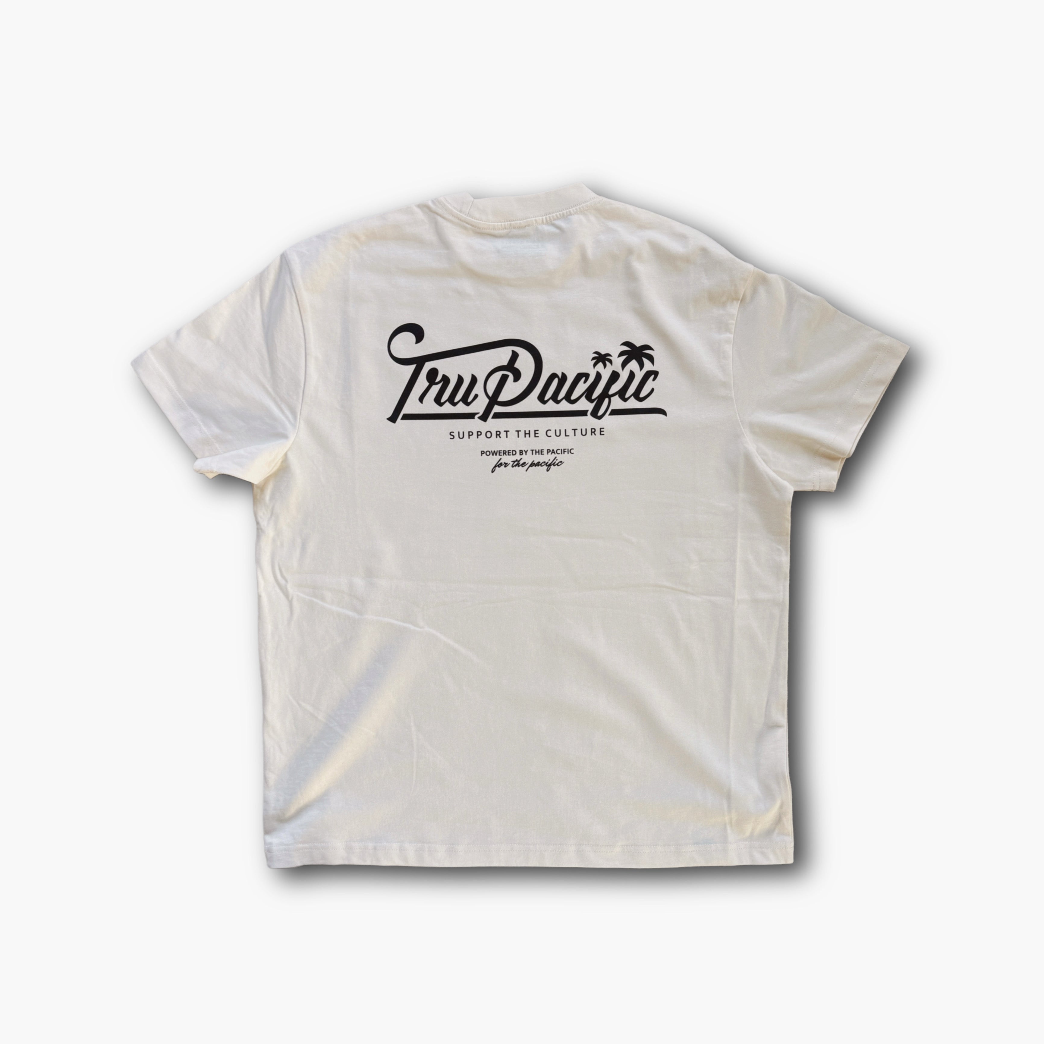 Script Oversized Tee - Ivory