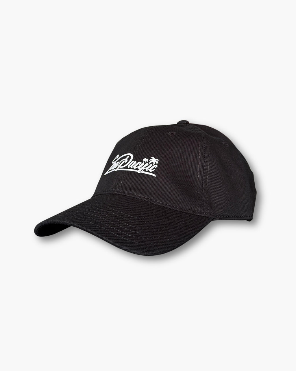 Tru Pacific Script Dad Hat - Black