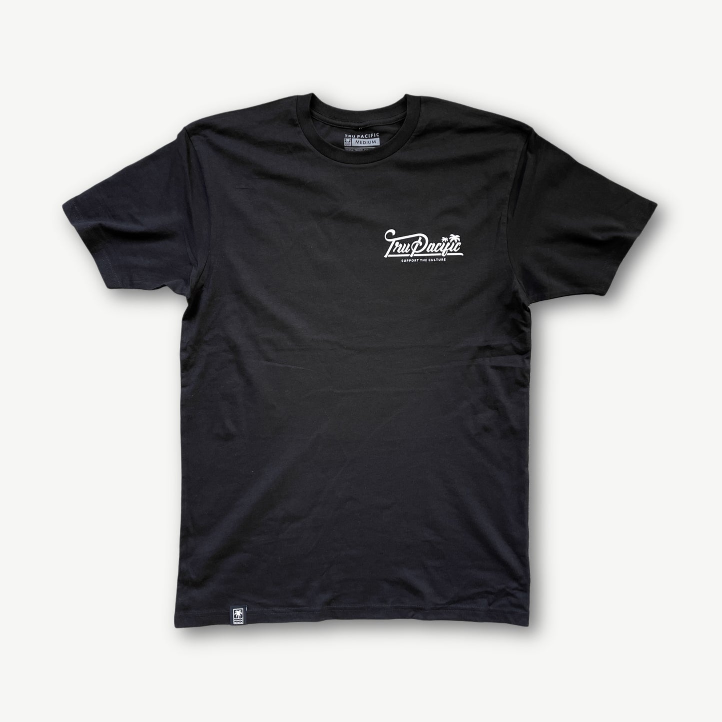 Tru Pacific Script Tee (Black)