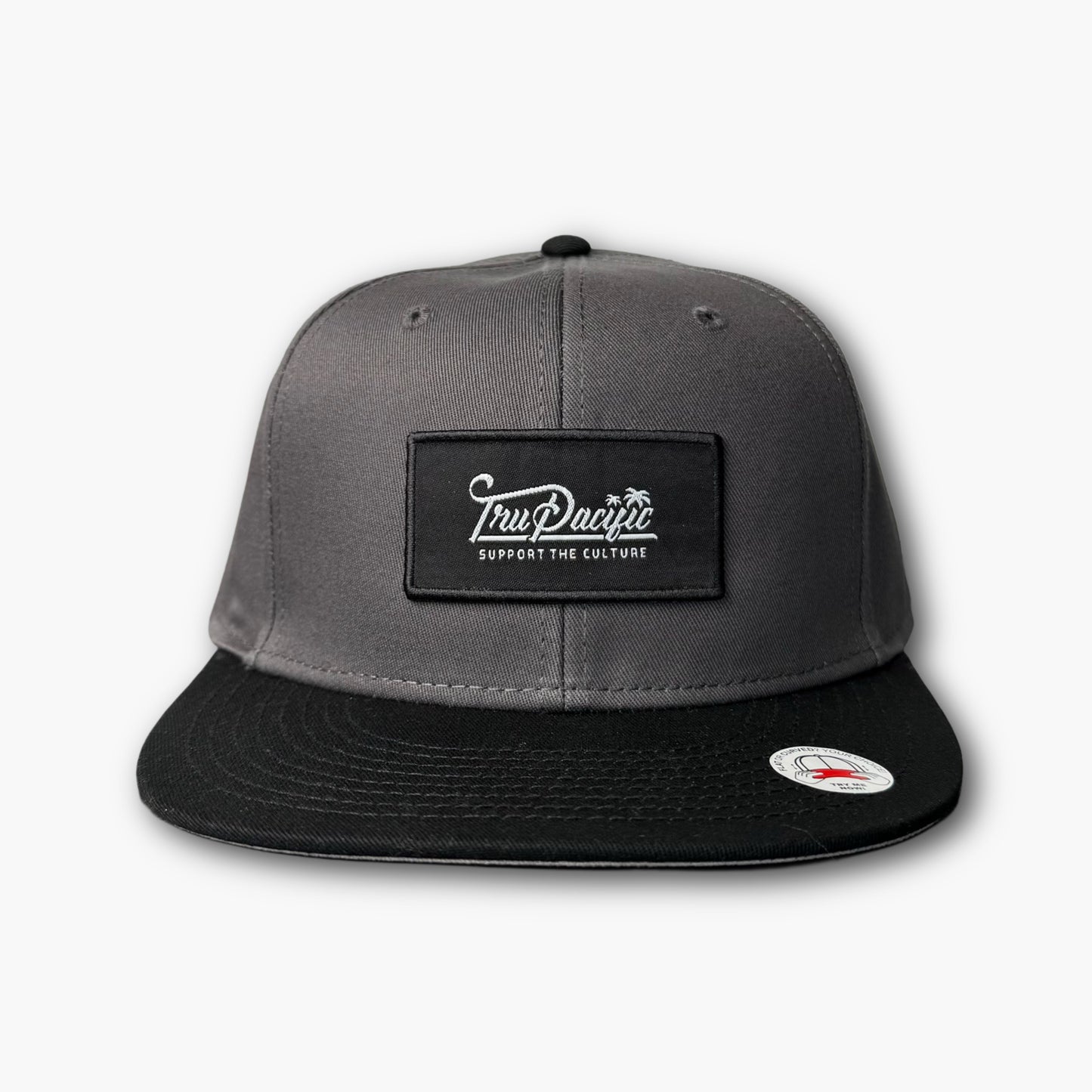 Tru Pacific Script Pro Style Hat - Gray/Black