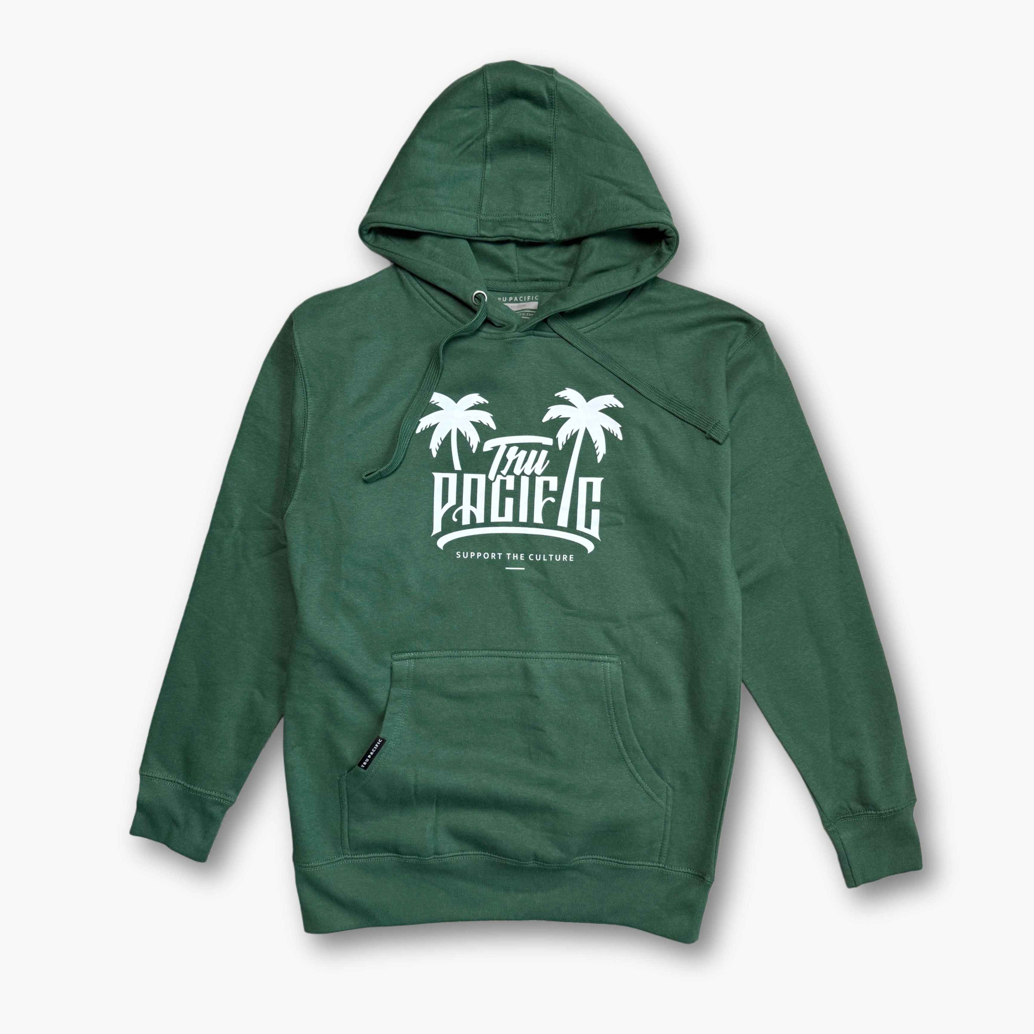Tru Pacific Pullover Hoodie - Forest Green